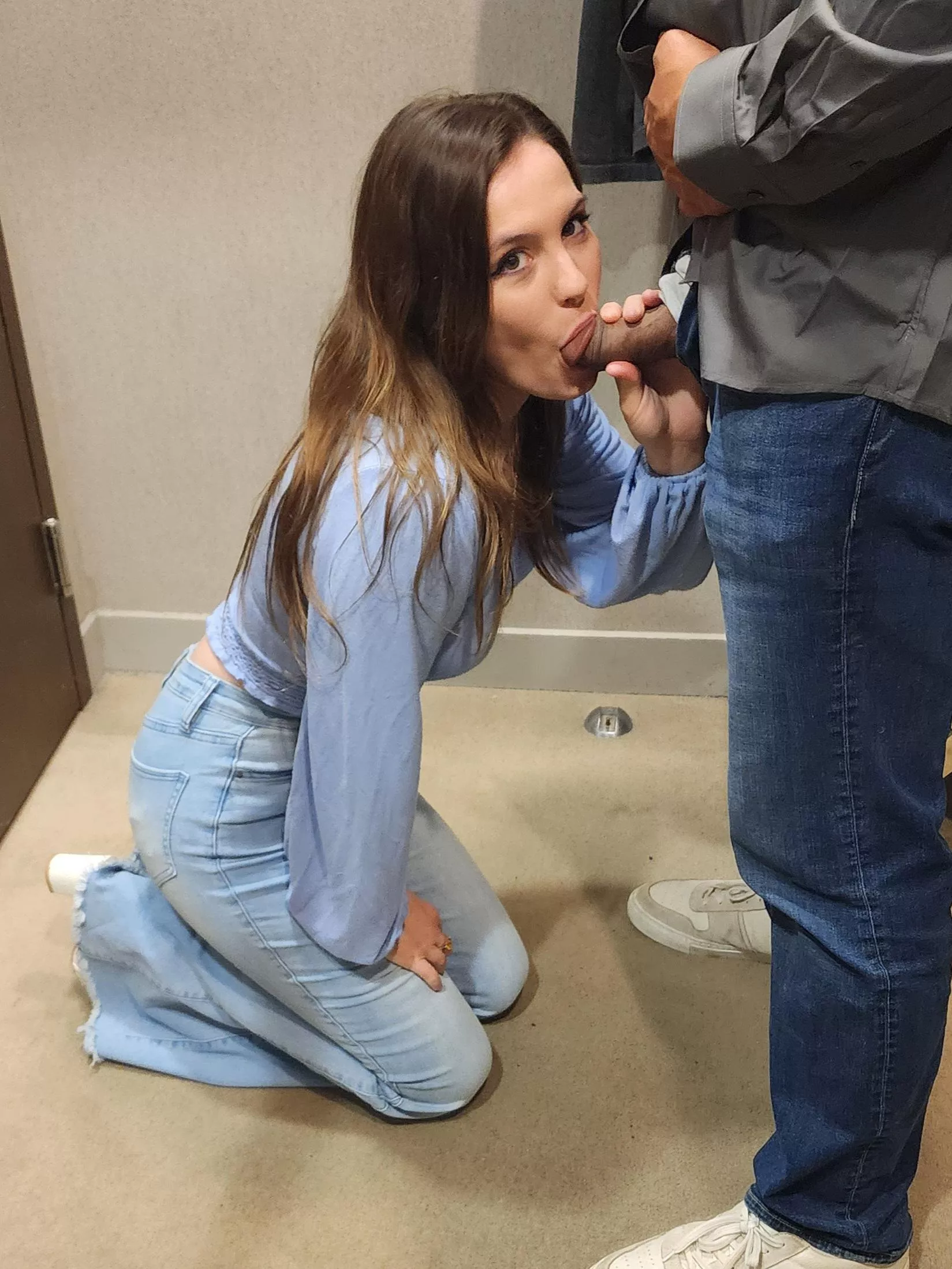 A little dressing room fun