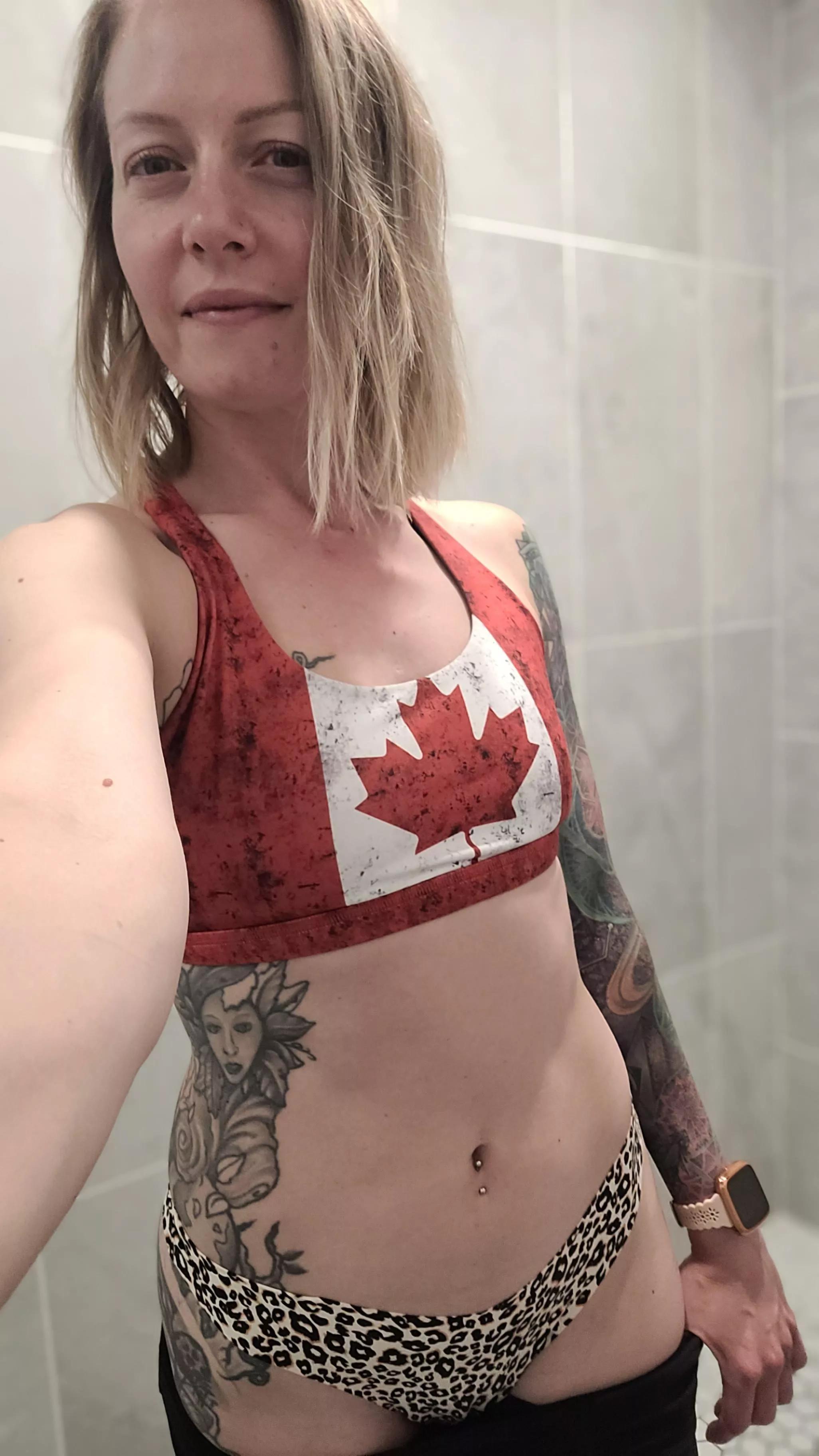 About to shower after my workout