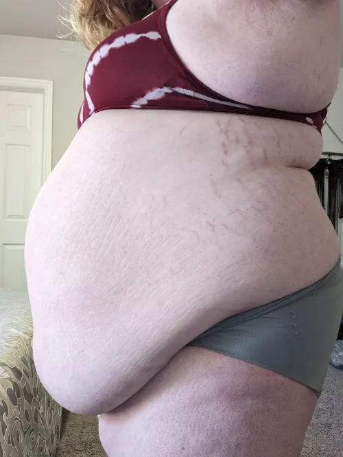 After a huge meal... I'm so bloated