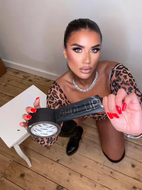 Come here and let me put this over your mouth