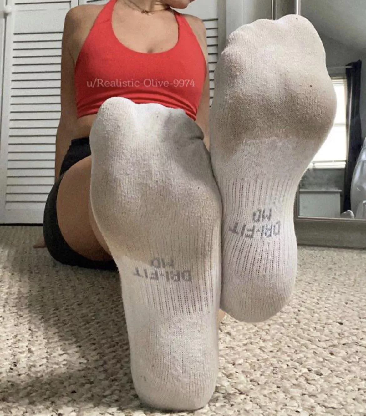 Dirty white socks 🥵
