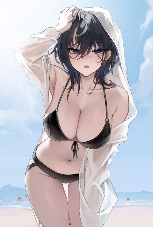 Ishimi at the beach