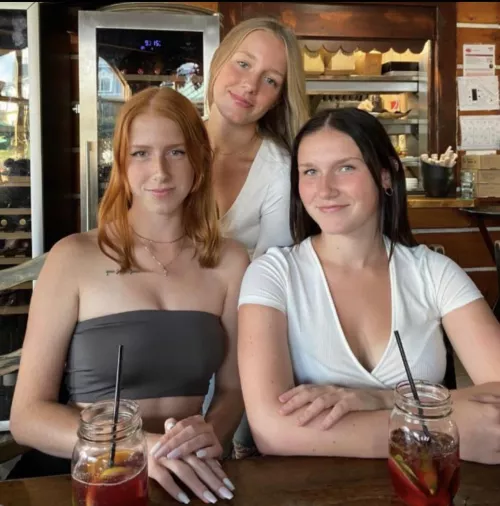 Redhead, Blonde & Brunette