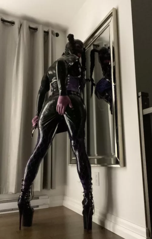Rubber sissy slut completely rubberized and mind fucked !