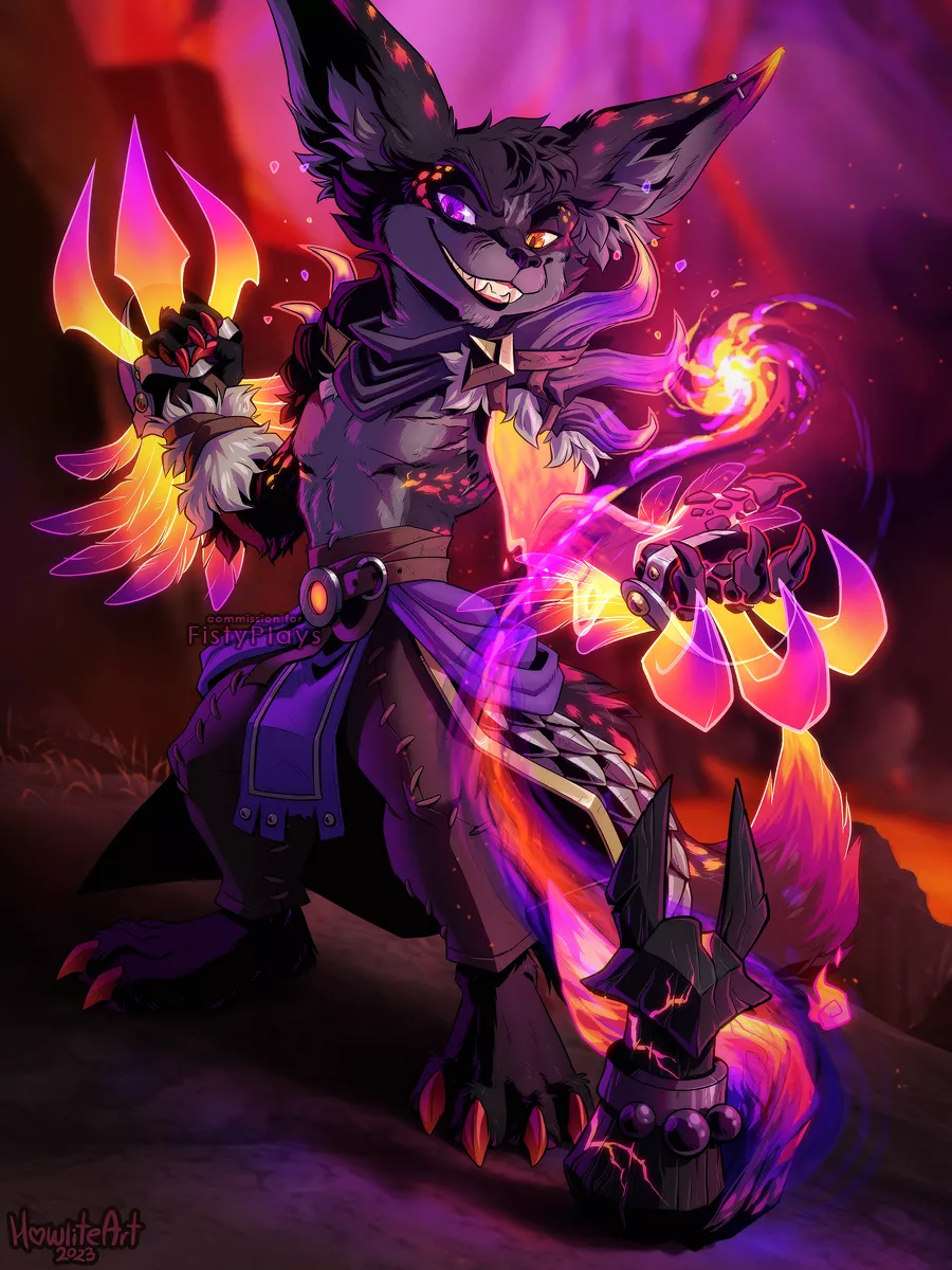 Shadowflame Vulpera Shaman Primal [Howlite]