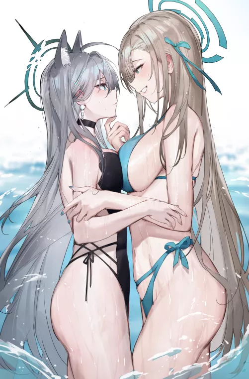 Shiroko & Asuna Thighs