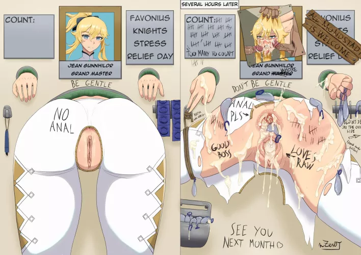 Welcome to Favonius Knights Stress Relief Day with Jean (nZer0J) [Genshin Impact]