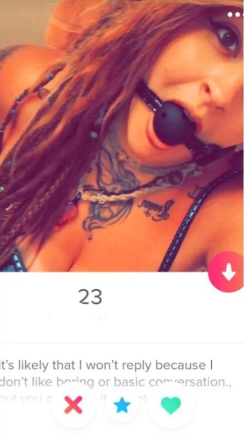 Ballgagged on Tinder