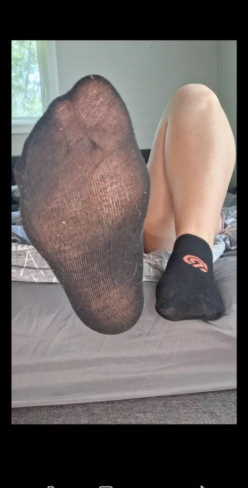 Can you tell I've had these socks for years?