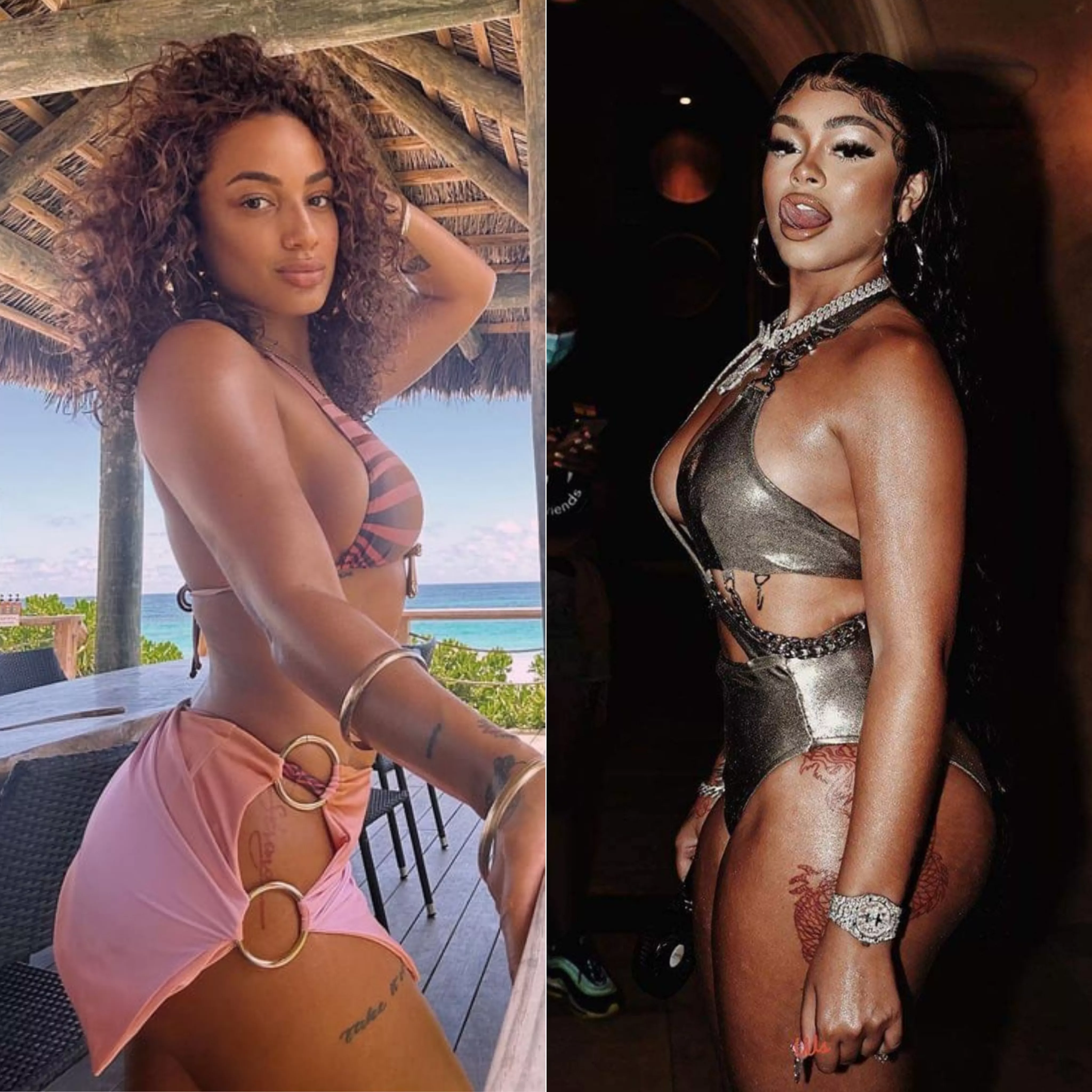 Danileigh vs Latto. Smash one, pass one.