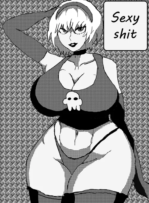 First time trying to draw something in actual manga style. Somehow ended like this. Looks kinda neat, IMO