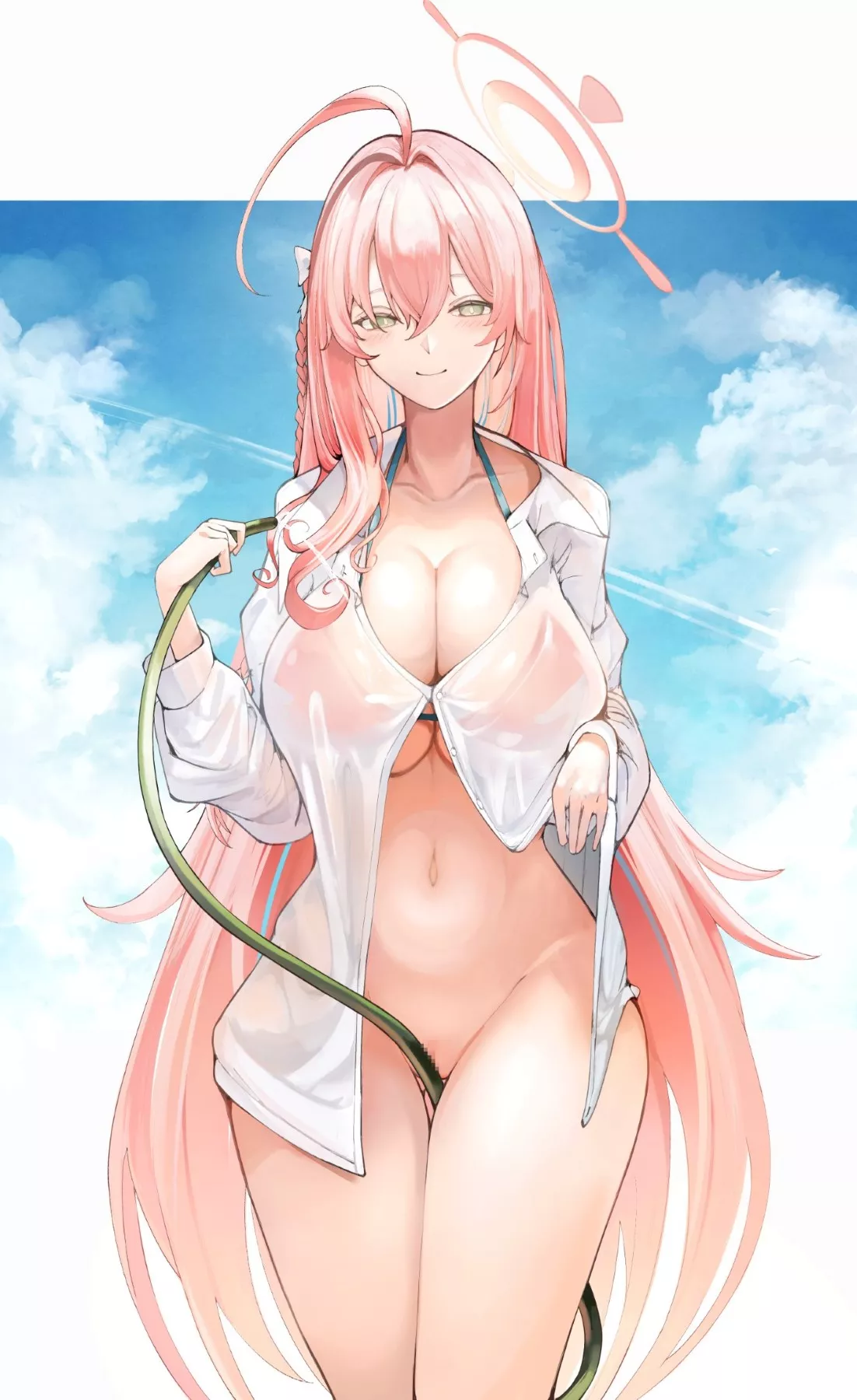 Hanako forgot her panties