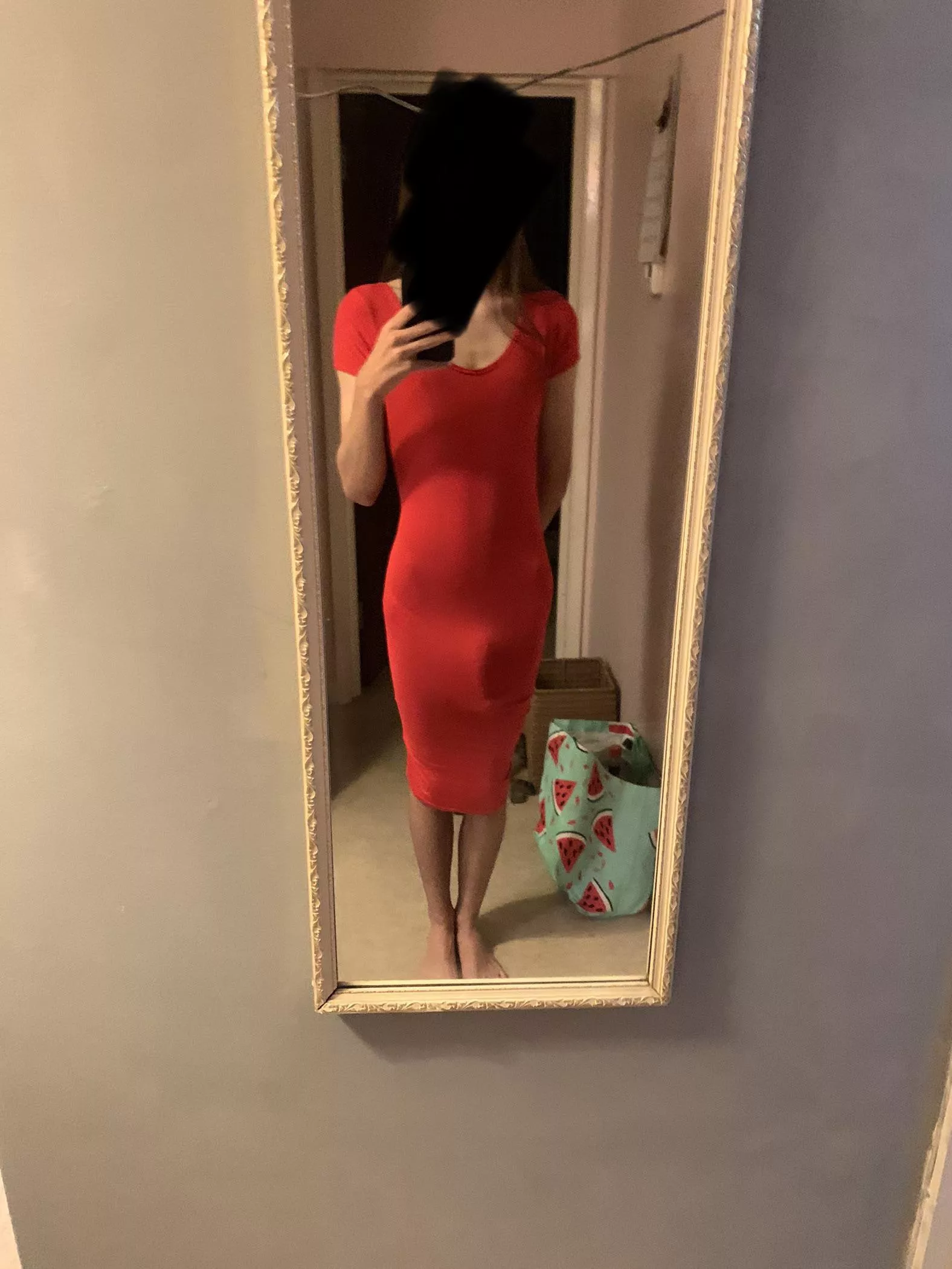 I think this dress is fine to wear, don’t you?
