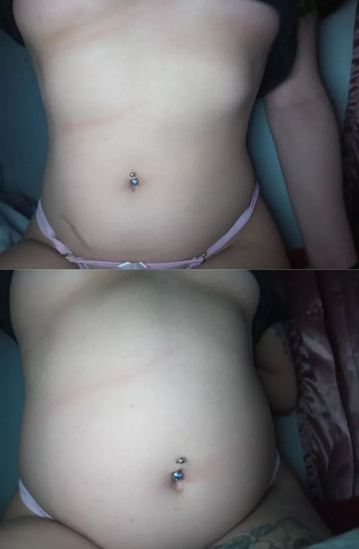 Just woke up/after eating from waking up hungry