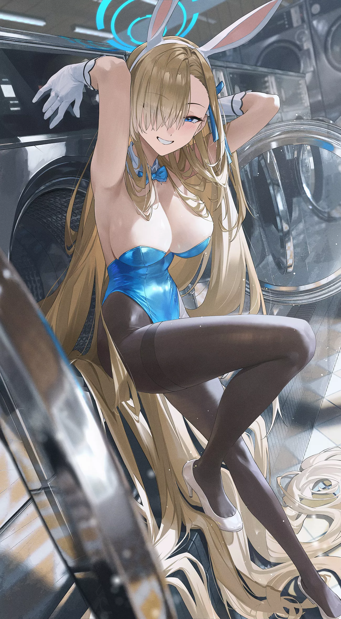 Laundromat Bunny [Blue Archive]