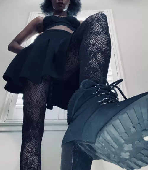 My shoes are filthy, and so are you. Lick it up.