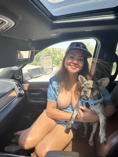 No bra today… and I have the panties to match…