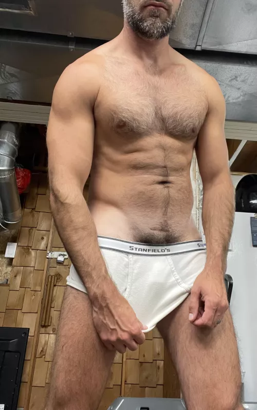 Plain ol’ tighty whities. What do you think?