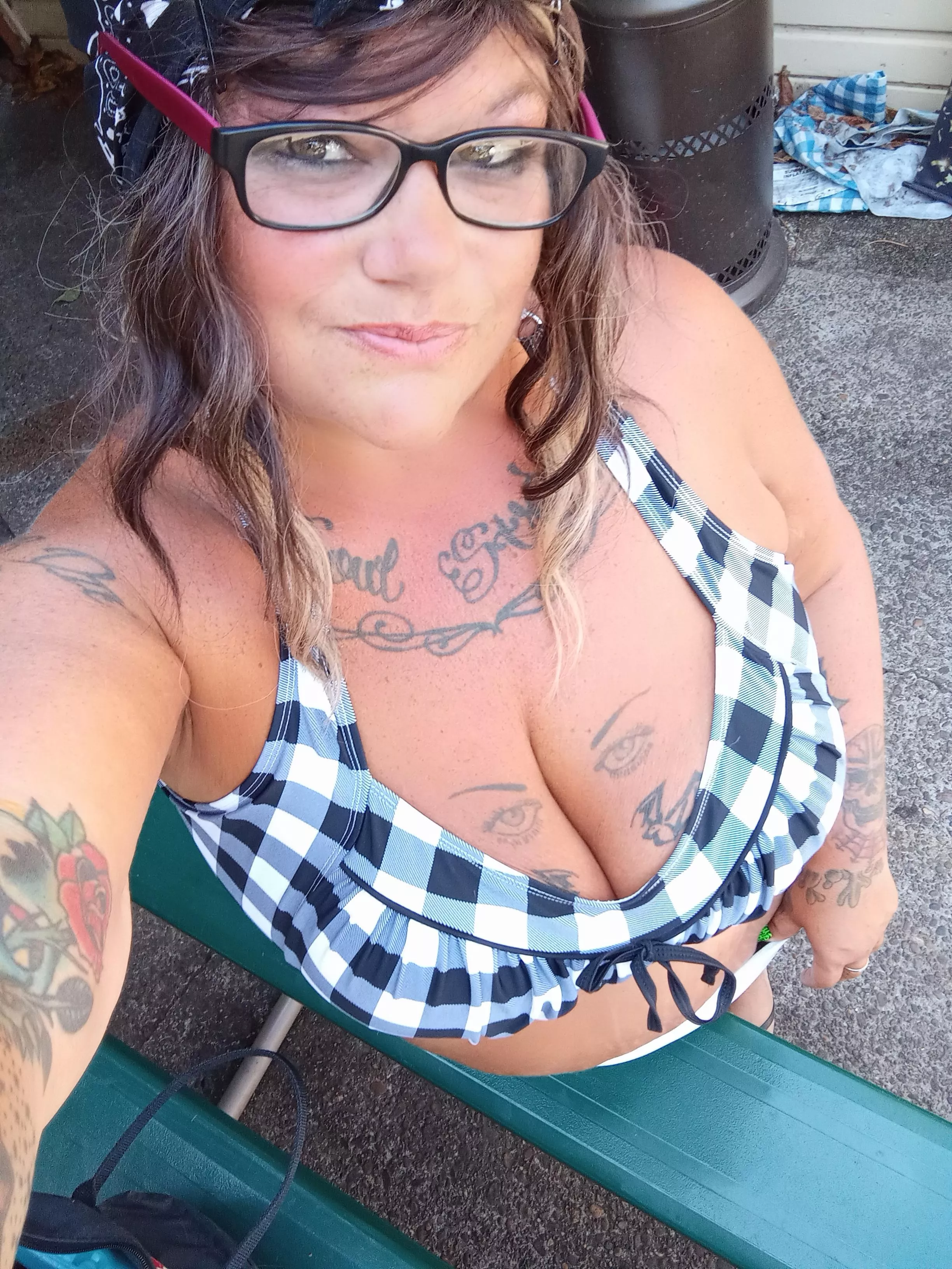 Pool time at a friend's house!