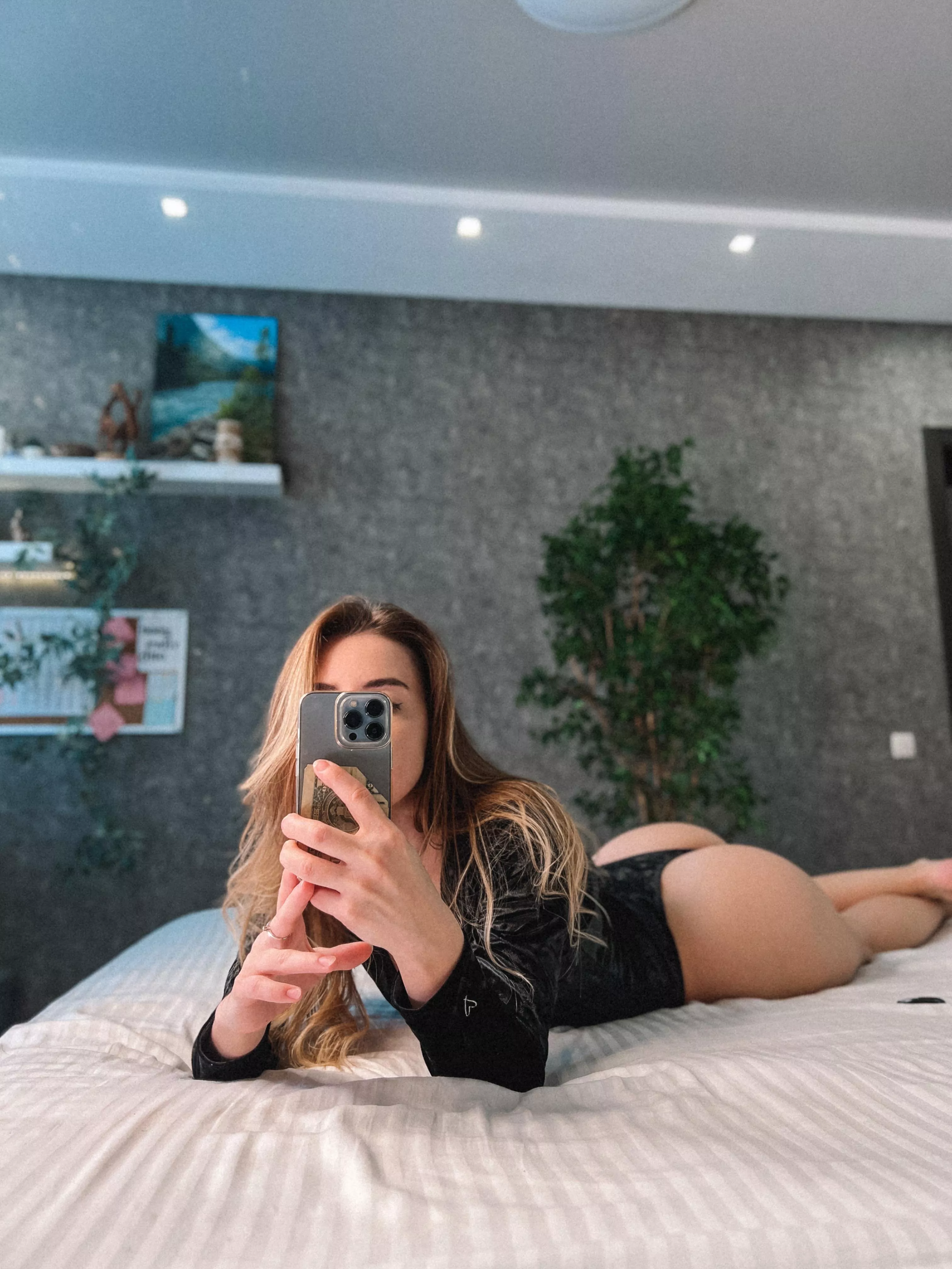 Sexy in new black bodysuit