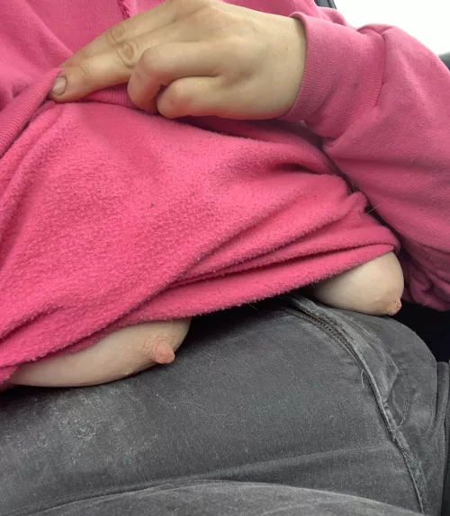 sneaking pictures in the car