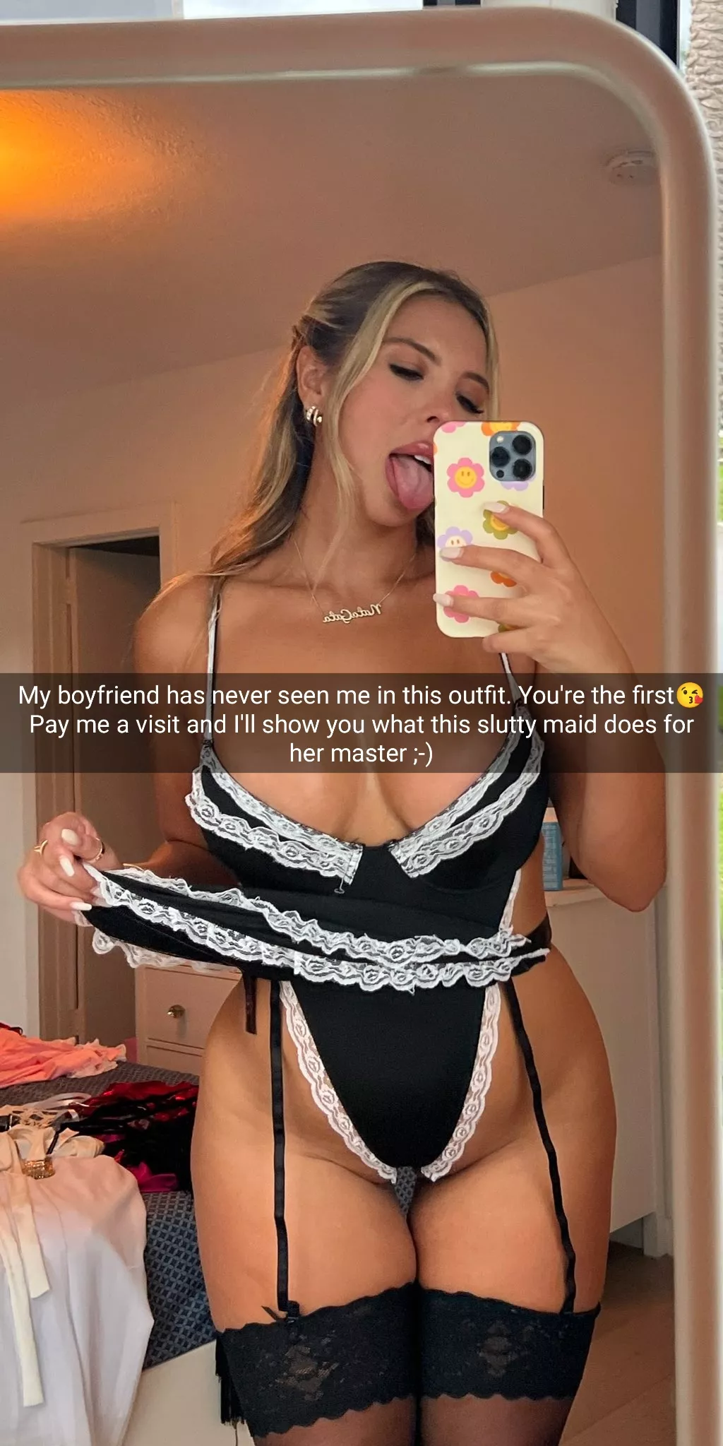 What she does behind your back.