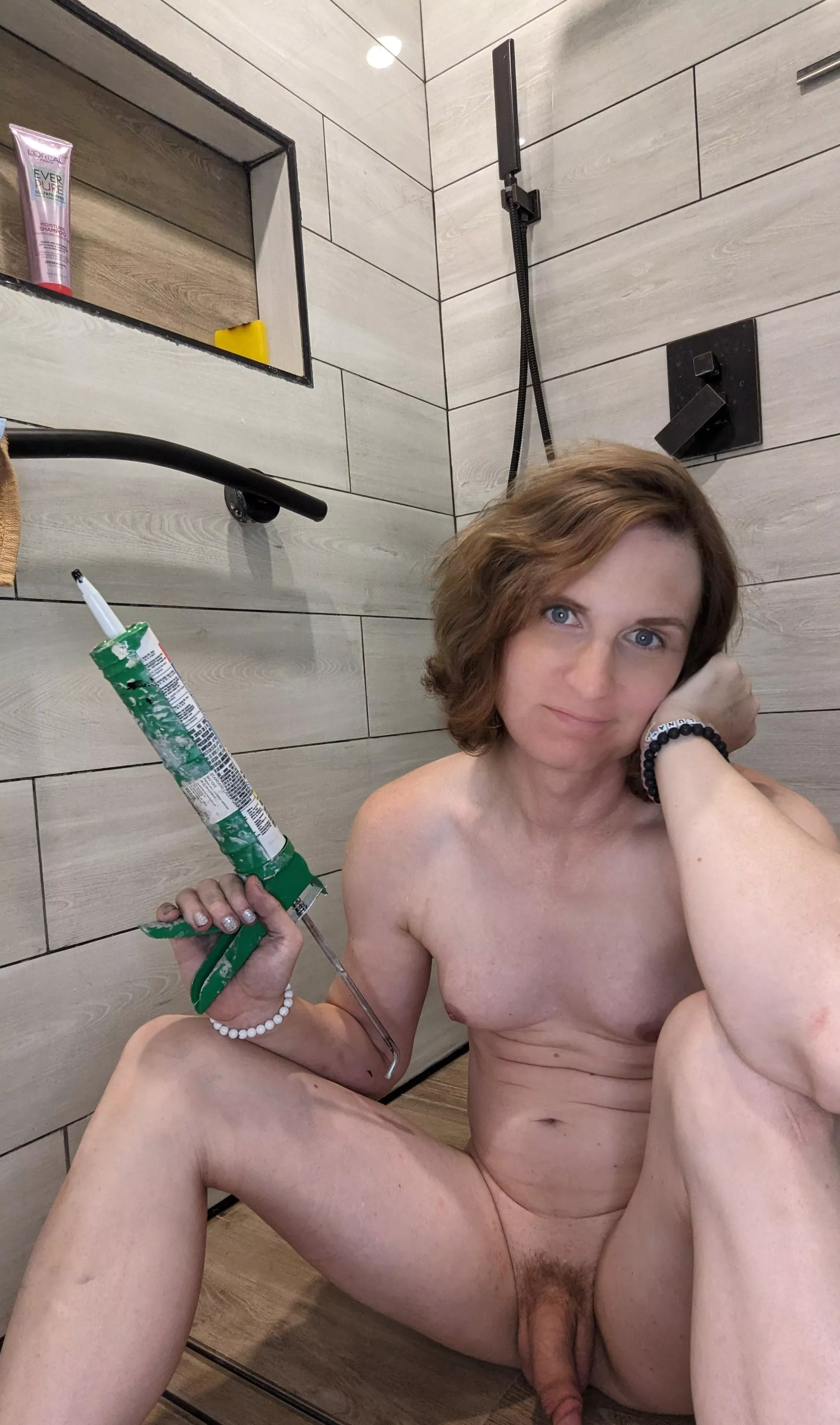 Working with a different kind of cock today.