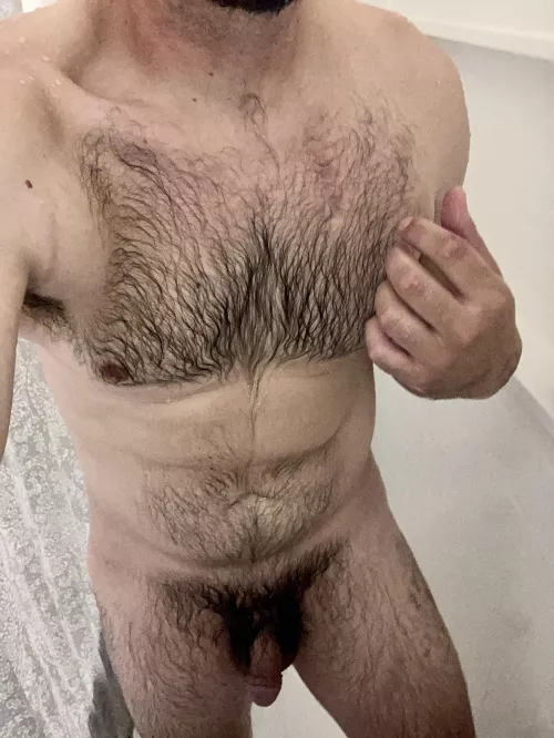 you walk in to the shower room at your local pool…