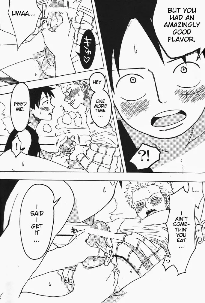 Zoro x Luffy is the best [One piece]