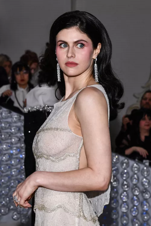 Alexandra Daddario at the 2023 Met Gala