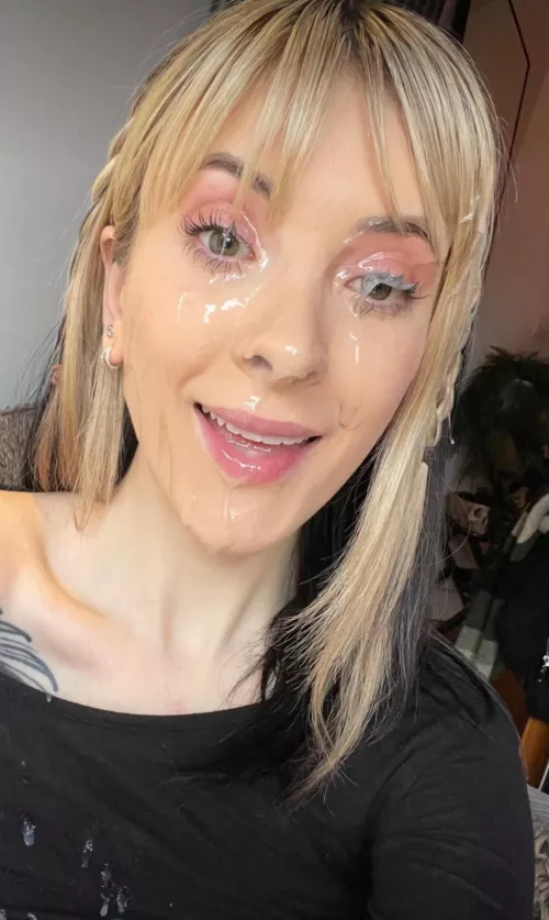 always smiling when I have a facial :)