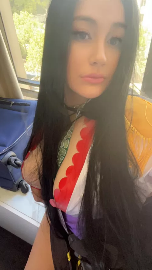 First cosplay as Boa hancock🤭