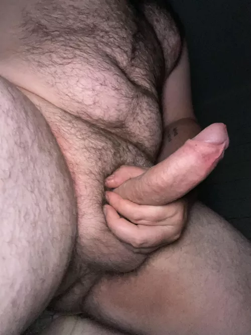 I haven’t cum in 6 days. Where’d you want my stored up big load?