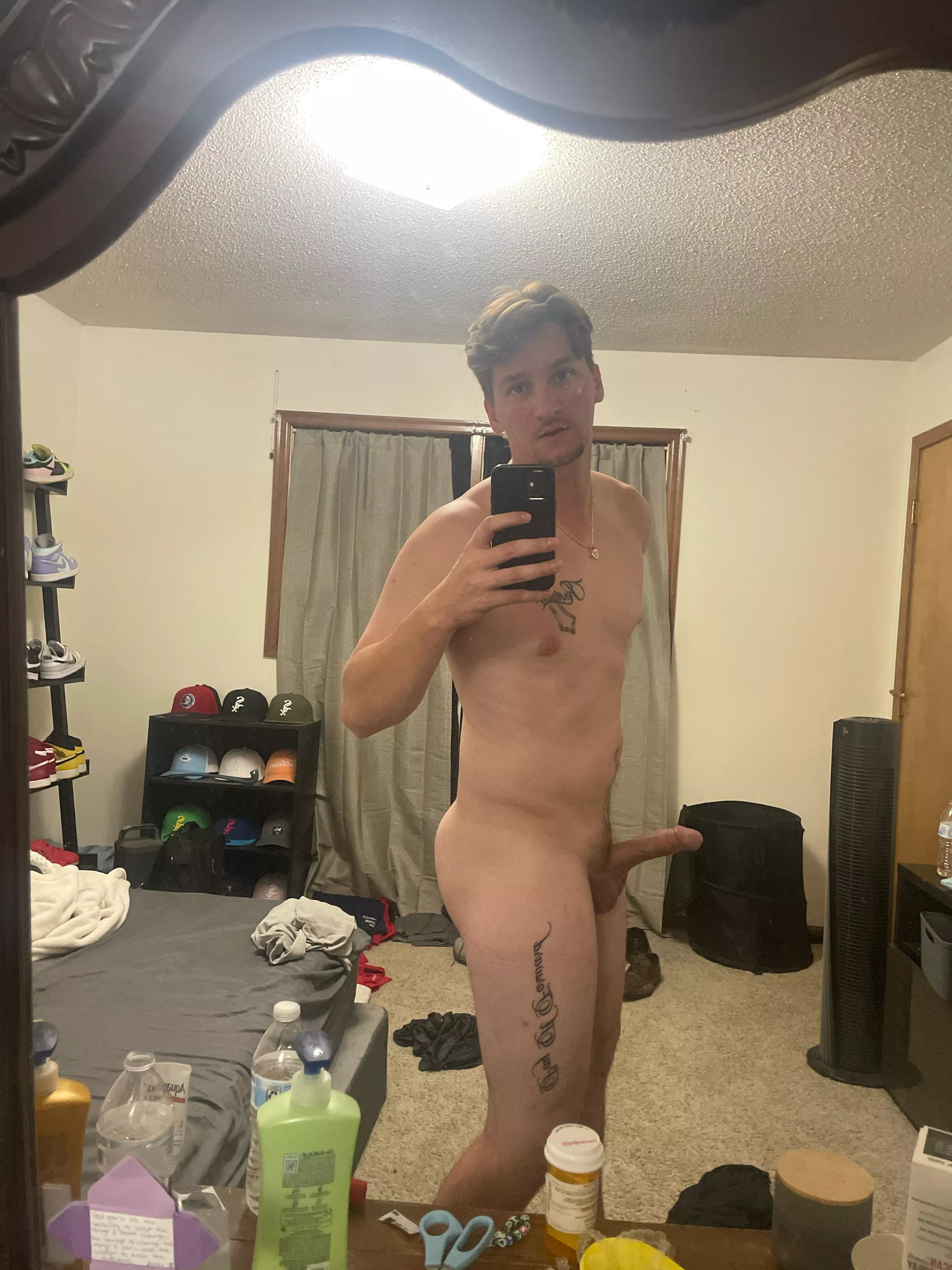 I told you to be a good girl, you’ve been acting up. Panties off, hands on the mirror and shut up. Trust me, this won’t be like last time princess. You’ll know it’s over when you feel daddy’s hot cum shooting into you