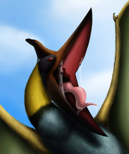 {Image} Pterosaur mawshot (OC)
