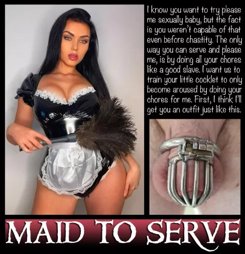 MAID TO SERVE [chastity] [femdom] [denial]