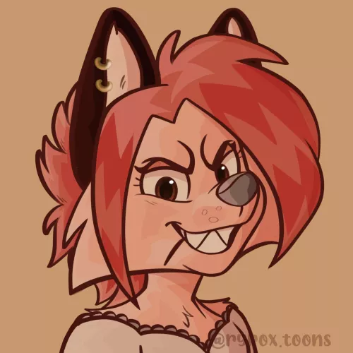 My bad, not that bad fox gal ❤️[art by me]