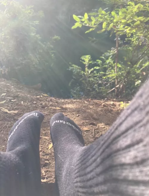 My socks were drenched after this hike 😮‍💨🥵