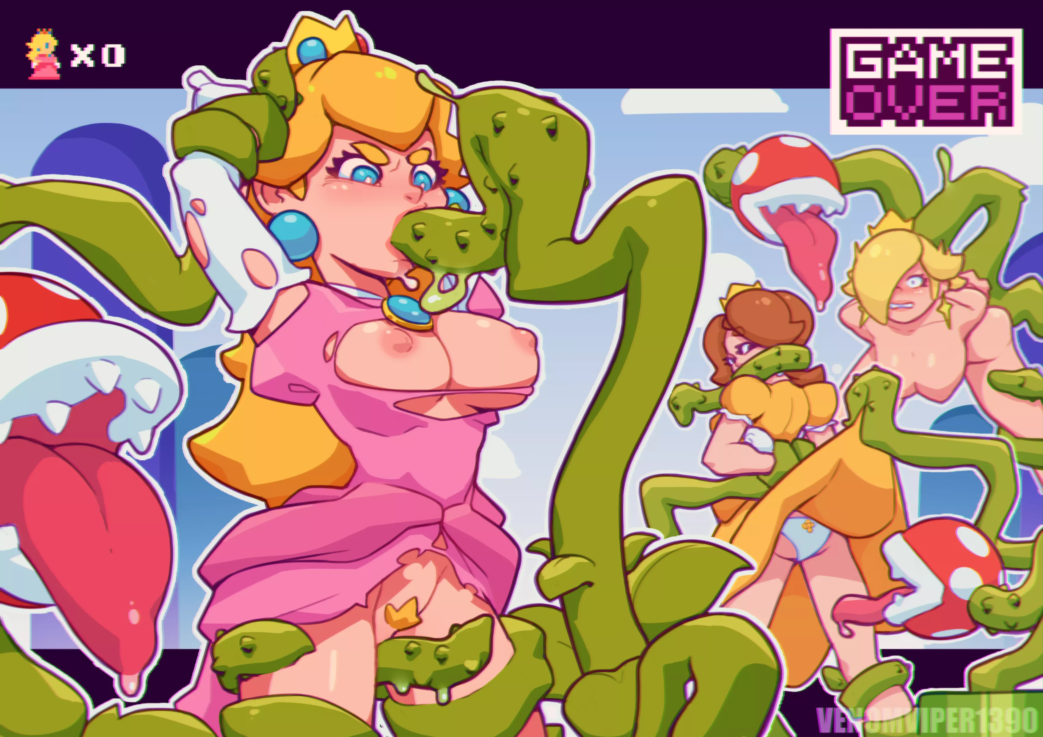 Peaches Piranha Plant Predicament (VenomViper1390)