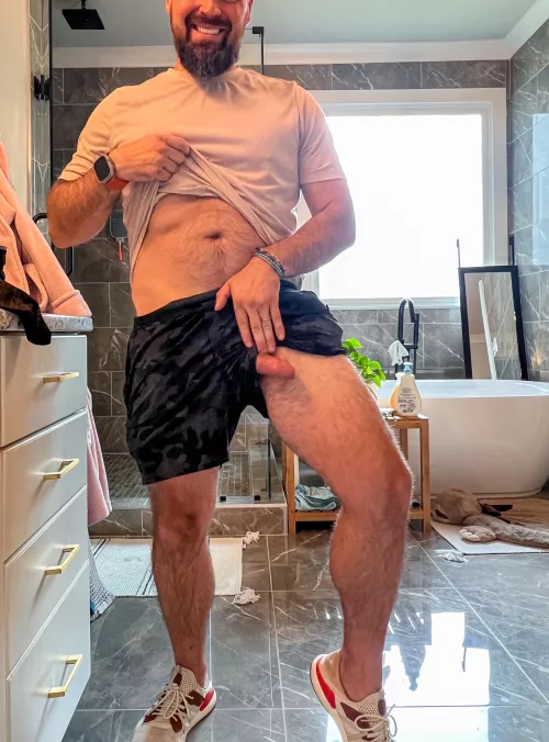 Peeking out to see if the week is almost done