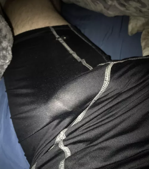 Poking out to the side