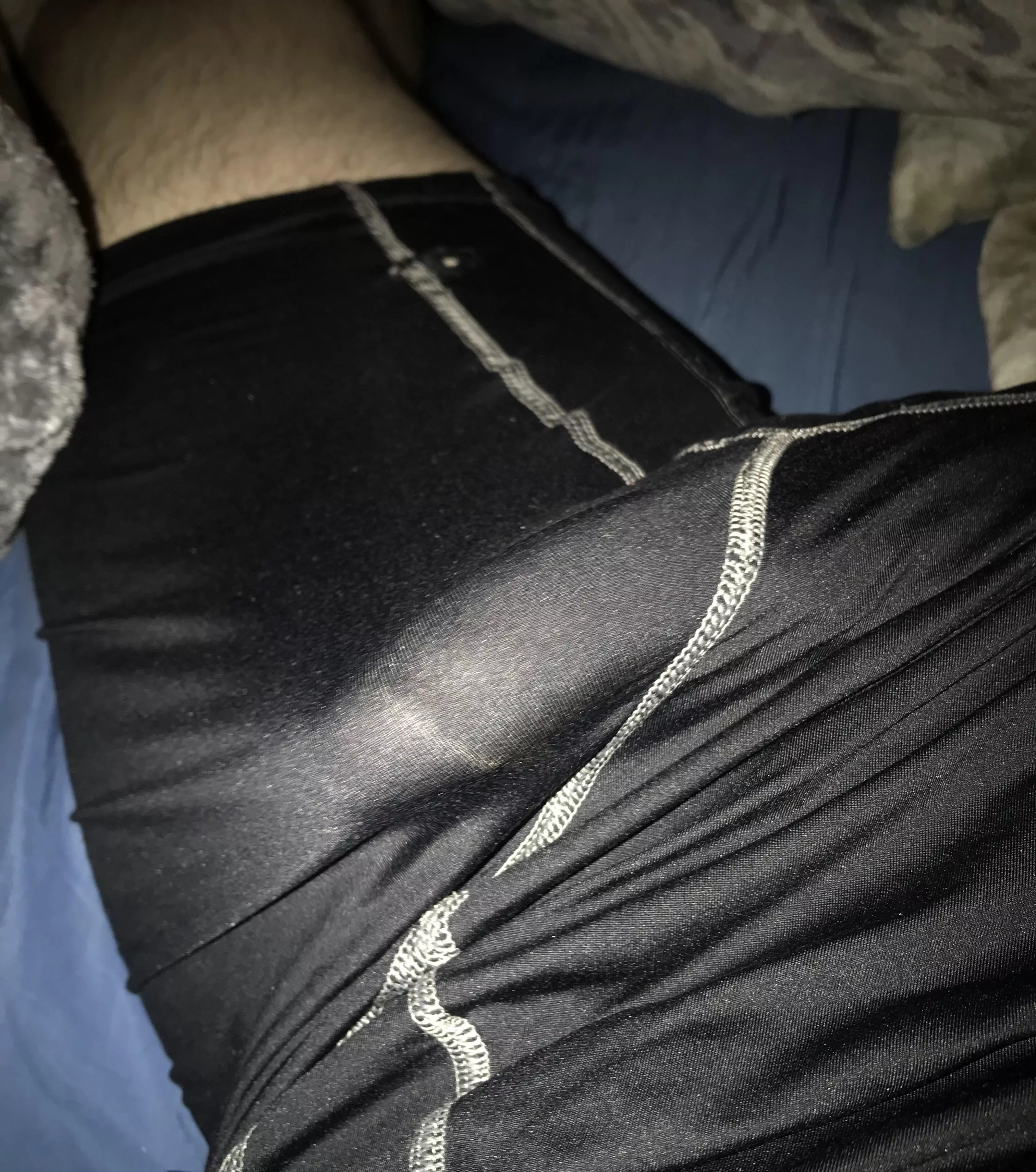 Poking out to the side