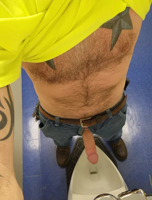 Public urinals really turn me on.