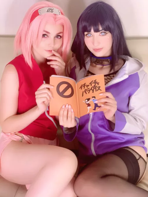 Sakura and Hinata(Sia Siberia and Purple Bitch)[Naruto]