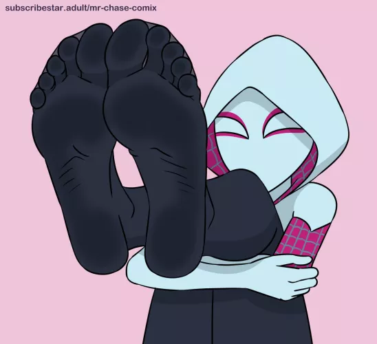 SPIDER-GWEN FEET HOT (MR-CHASE-COMIX) [SPIDERMAN]