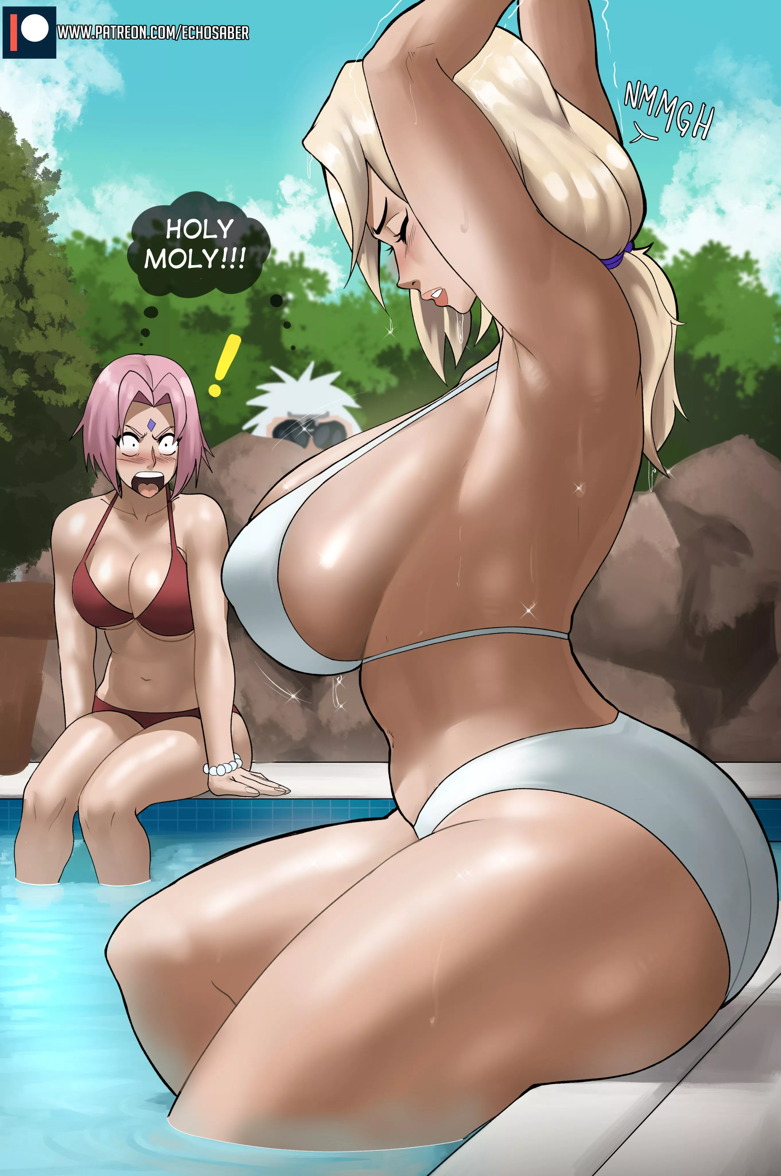 Tsunade's Big Hokage Spirit (EchoSaber) [Naruto]