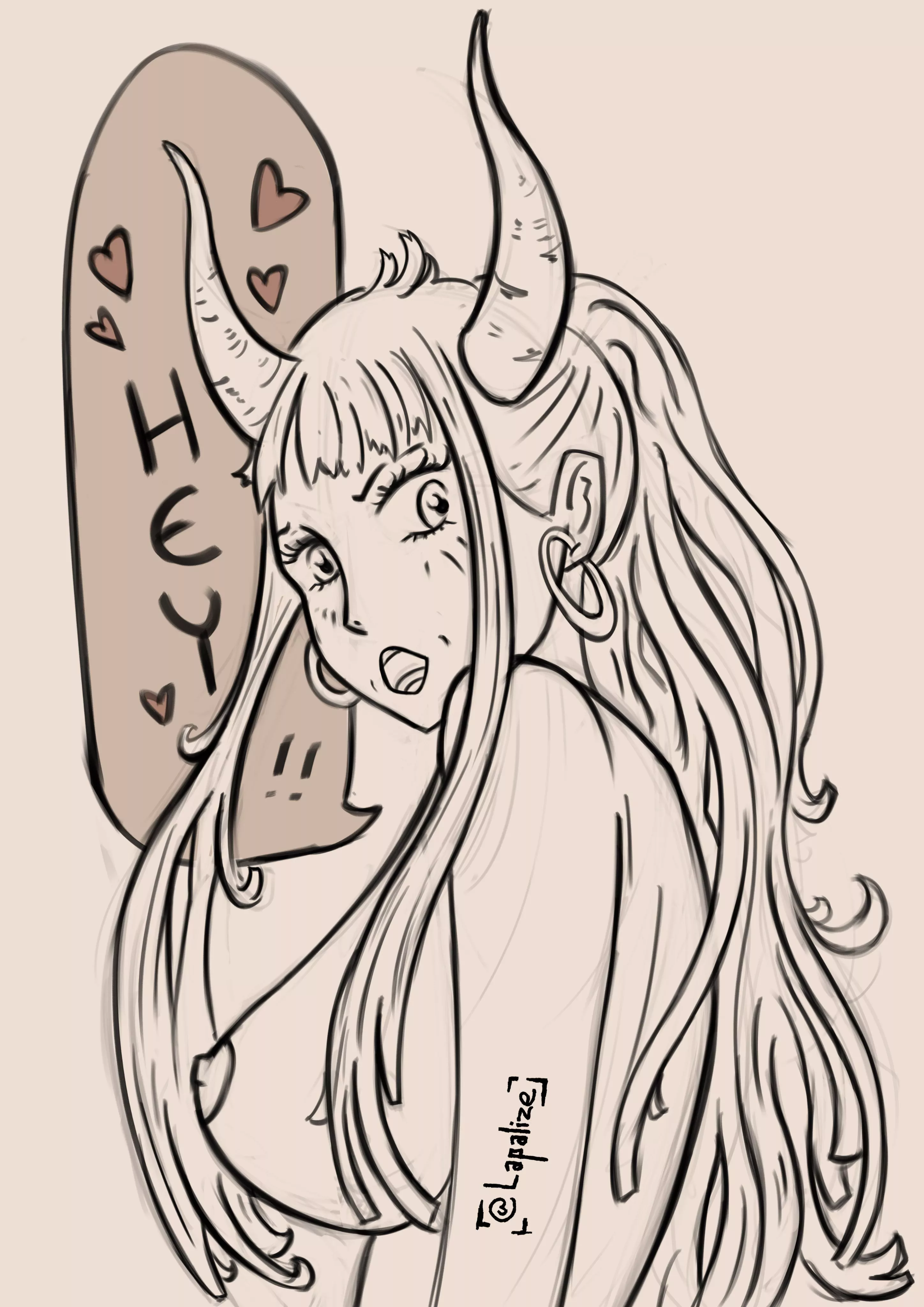 Yamato sketch by me @lapalize