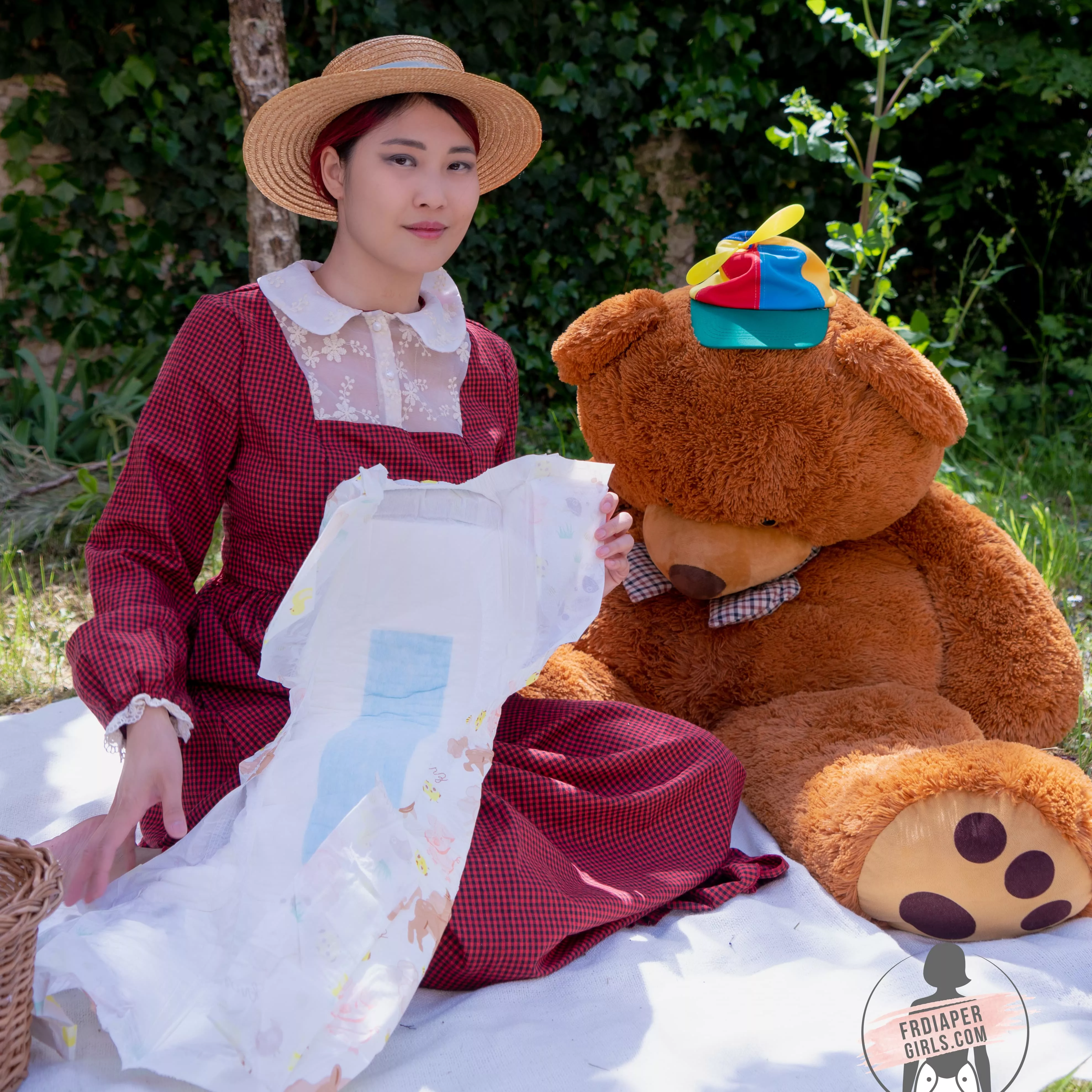 You knows « Little House on the Prairie » but diapered version ? 🧺