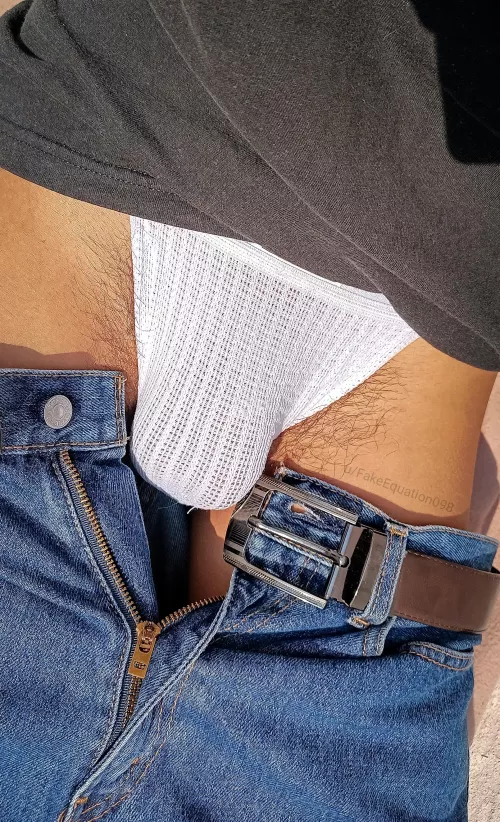 Classic jock bulge