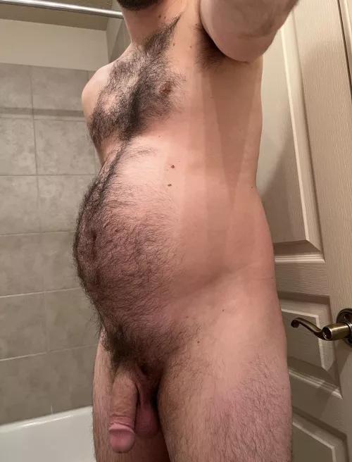 Hope you don’t mind a hairy belly